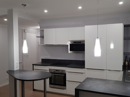 chantier rénovation totale sur Nice